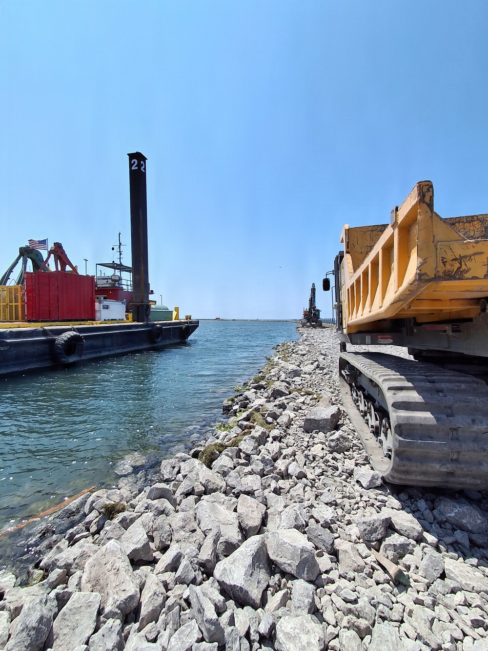 Bird Island Pier Repairs Strengthen Great Lakes Navigation