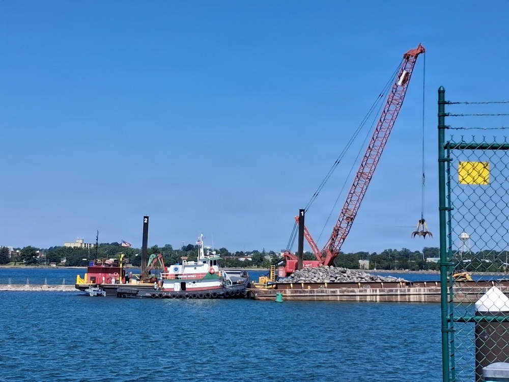 Bird Island Pier Repairs Strengthen Great Lakes Navigation