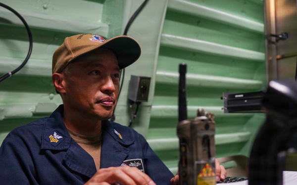 USS Cooperstown Conducts Routine Operations in the Atlantic Ocean.