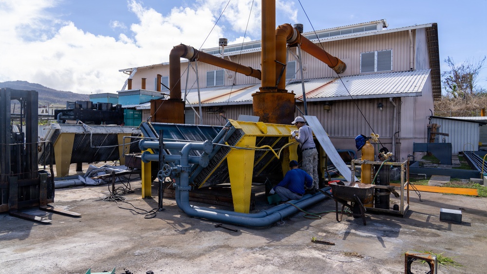 Joint Efforts Restore Power at Rota Main Plant of Northern Mariana Islands After Super Typhoon Bavi