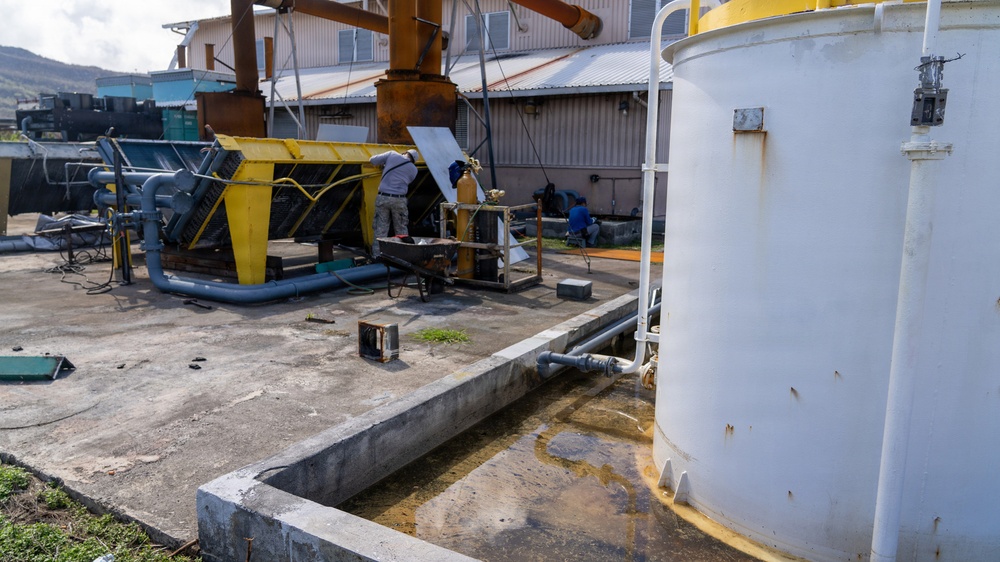 Joint Efforts Restore Power at Rota Main Plant of Northern Mariana Islands After Super Typhoon Bavi