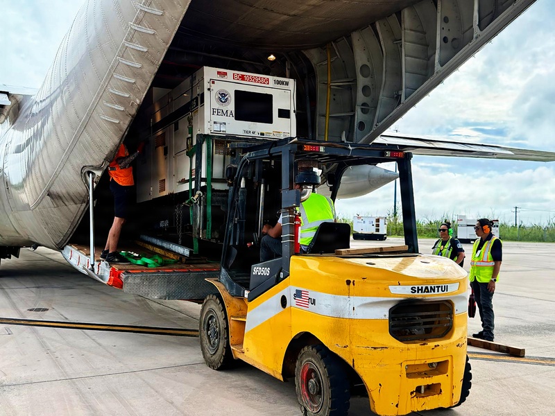 Generators Head from Saipan to Rota