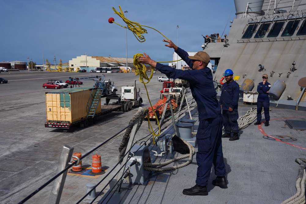 USS Cooperstown Makes Port at Ponce, Puerto Rico.