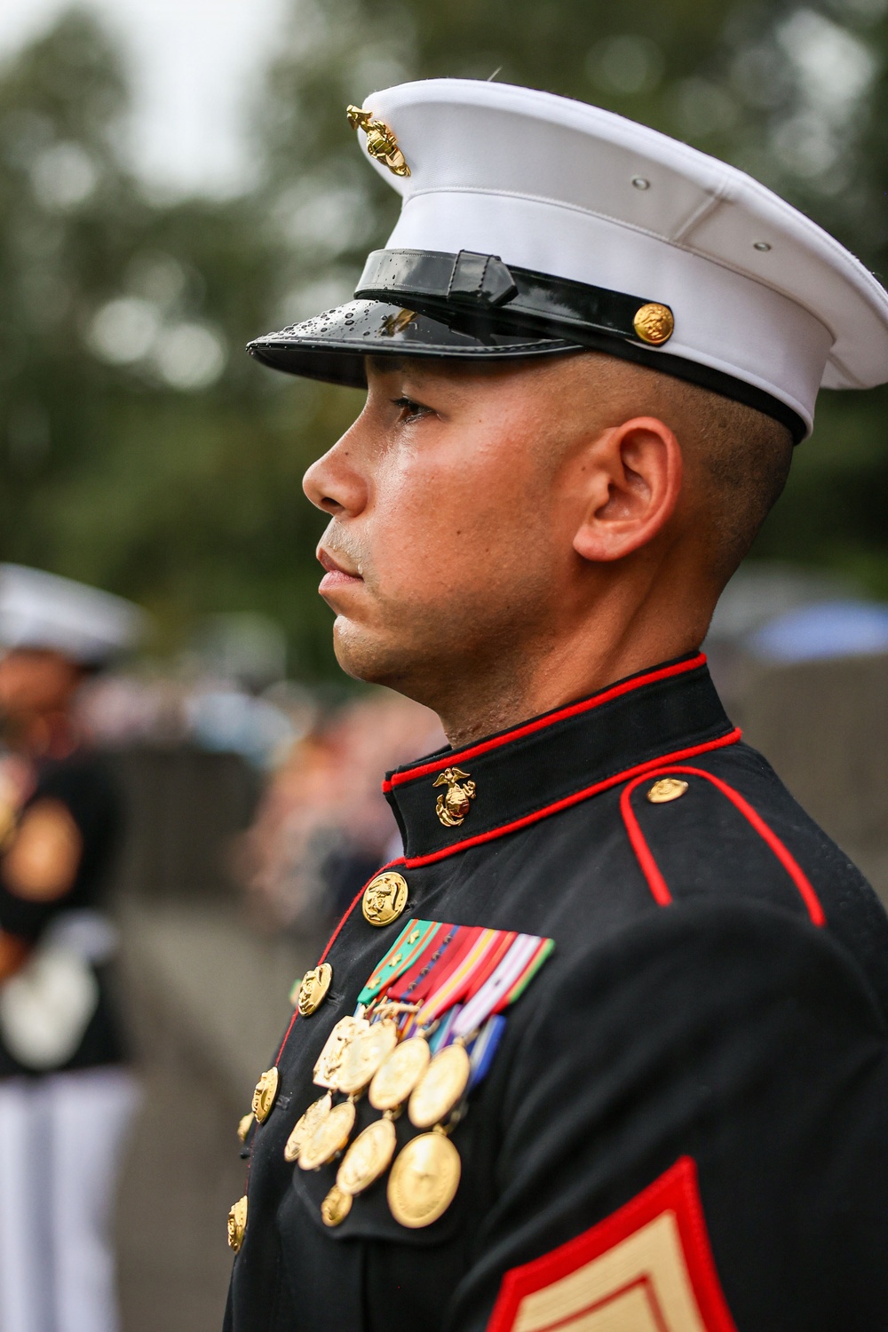 SES VanLanen hosts the U.S. Ambassador to the United Nations at a Sunset Parade