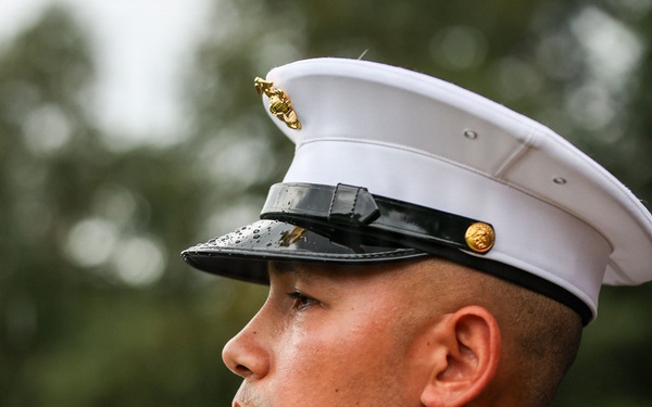 SES VanLanen hosts the U.S. Ambassador to the United Nations at a Sunset Parade