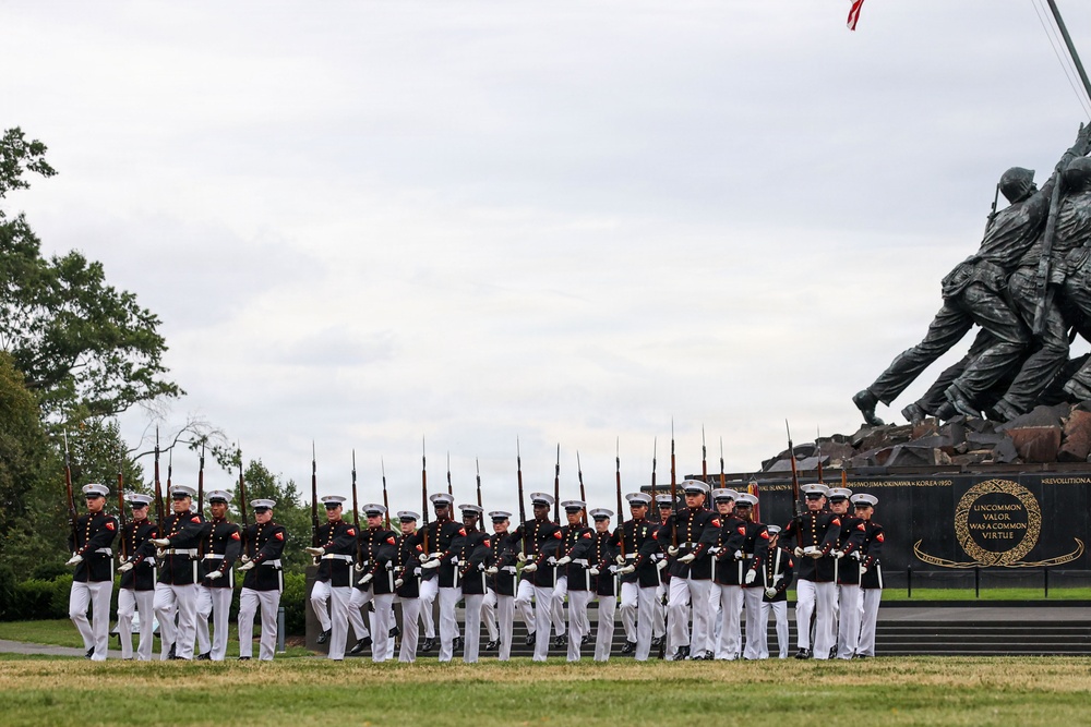 SES VanLanen hosts the U.S. Ambassador to the United Nations at a Sunset Parade