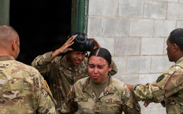 222nd Chemical Company conducts confidence chamber training
