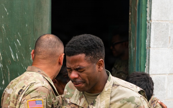 222nd Chemical Company conducts confidence chamber training