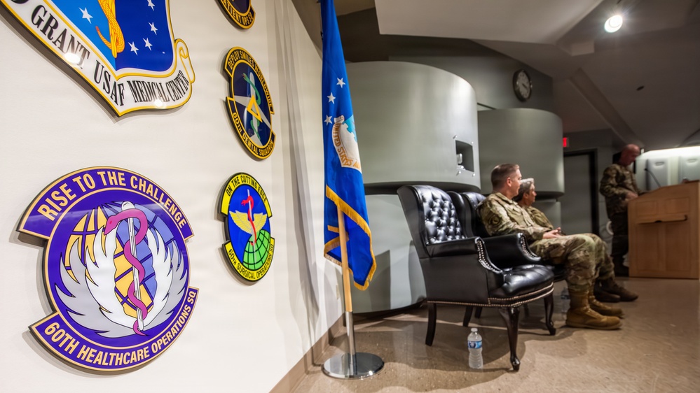 60th HCOS change of command ceremony