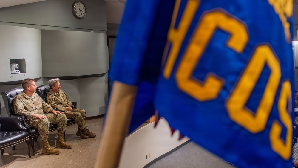 60th HCOS change of command ceremony