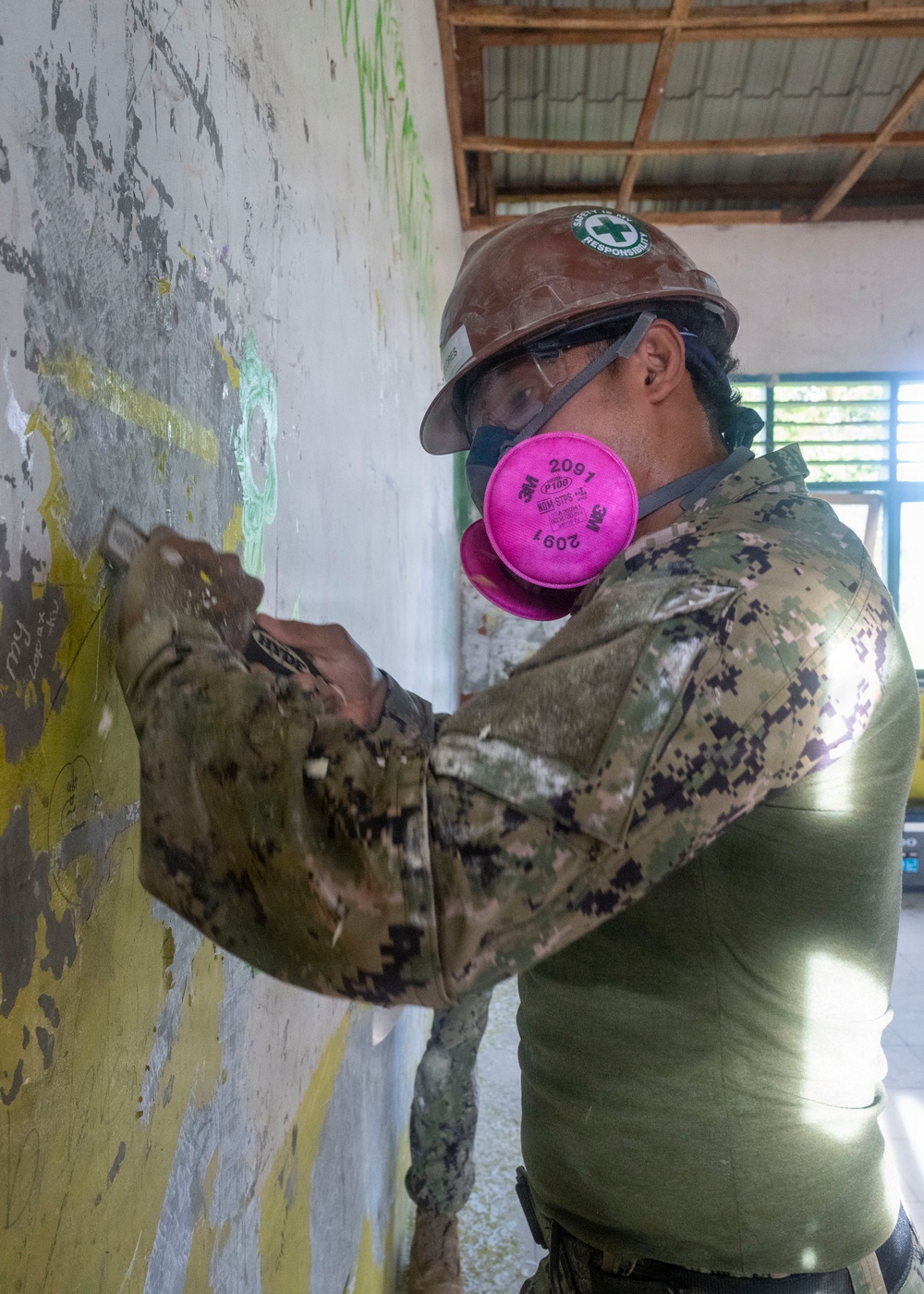 Pacific Partnership 2026 Engineering Team Conducts Renovations at National Elementary School #158490 in Pandan, Indonesia