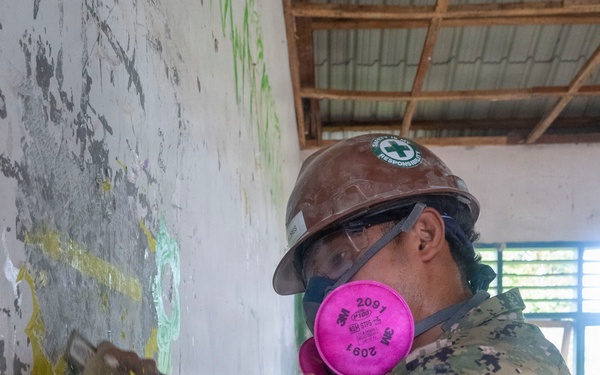 Pacific Partnership 2026 Engineering Team Conducts Renovations at National Elementary School #158490 in Pandan, Indonesia