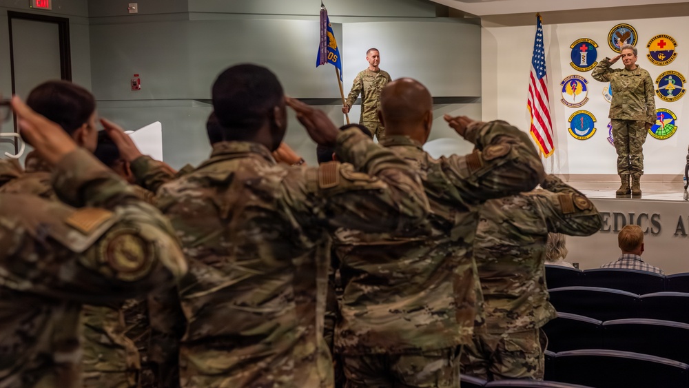 60th HCOS change of command ceremony