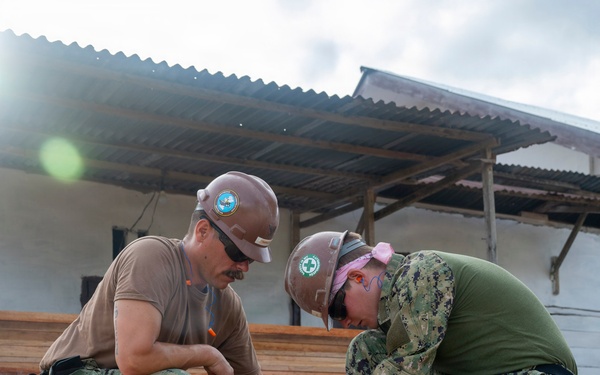 Pacific Partnership 2026 Engineering Team Conducts Renovations at National Elementary School #158490 in Pandan, Indonesia