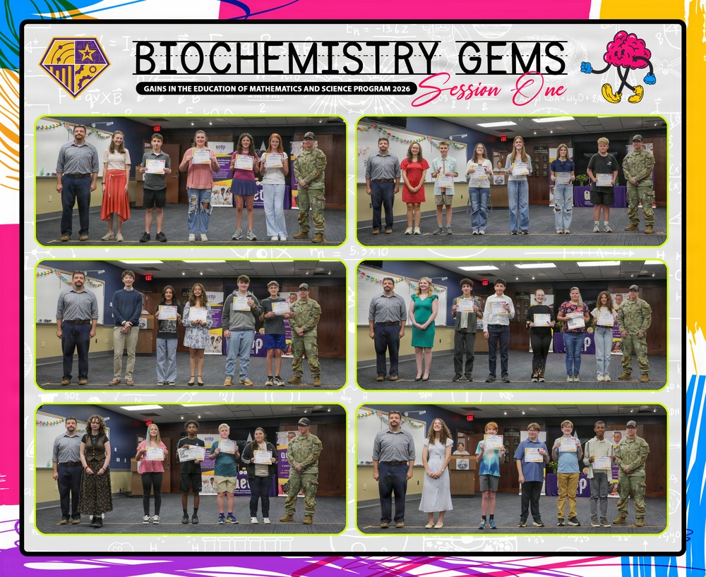 GEMS Recognition Ceremony Session One - Biochemistry