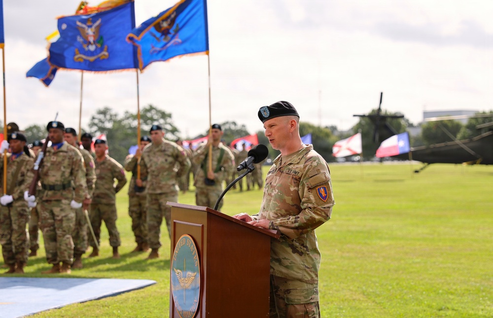 1st Aviation Brigade Change of Charter