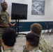 Assistant Division Commander speaks with Midshipmen about leadership to inspire professionalism in their career