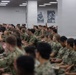 Assistant Division Commander speaks with Midshipmen about leadership to inspire professionalism in their career