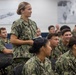Assistant Division Commander speaks with Midshipmen about leadership to inspire professionalism in their career
