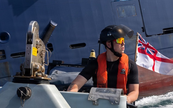 HMS Stirling Castle Conducts Mine Countermeasures Training at Sea Breeze 26