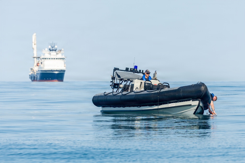 HMS Stirling Castle Conducts Mine Countermeasures Training at Sea Breeze 26