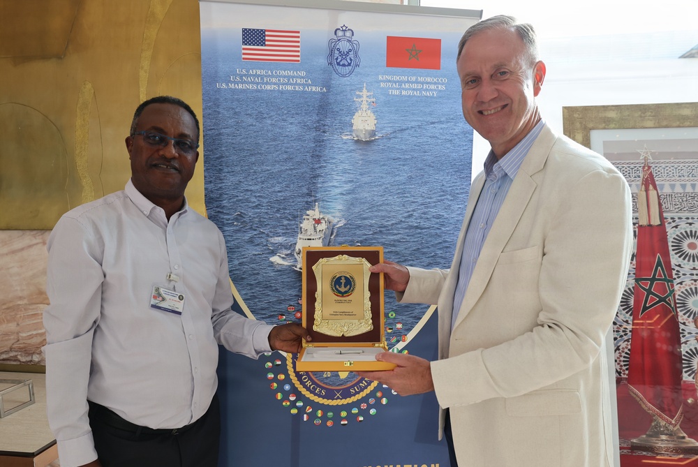AMFS 2026 cultural gift exchange with Ethiophia Navy