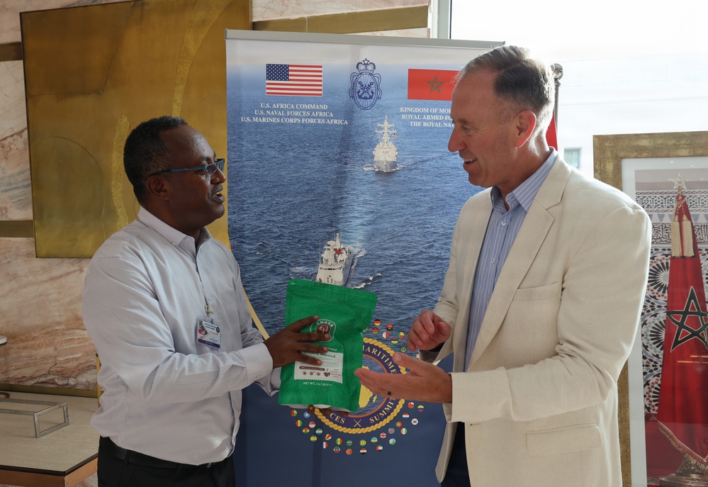 AMFS 2026 cultural gift exchange with Ethiophia Navy
