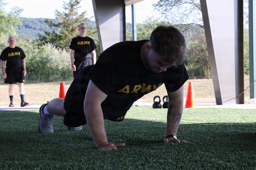 28th Infantry Division performs Army Fitness Test