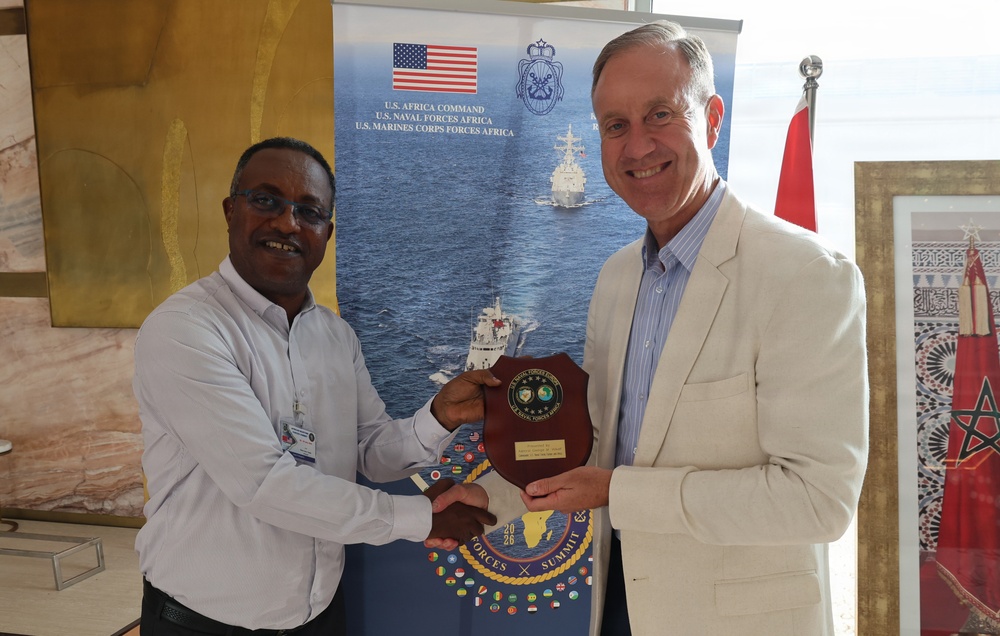 AMFS 2026 cultural gift exchange with Ethiophia Navy