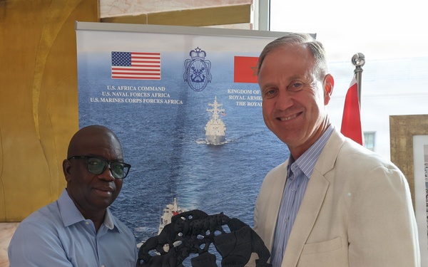 AMFS 2026 cultural gift exchange with Mozambique Navy
