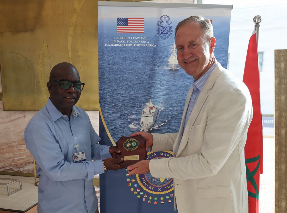 AMFS 2026 cultural gift exchange with Mozambique Navy