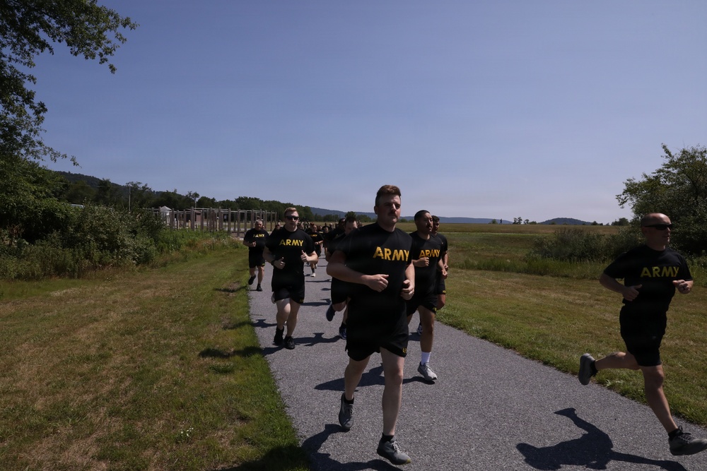 28th Infantry Division performs Army Fitness Test