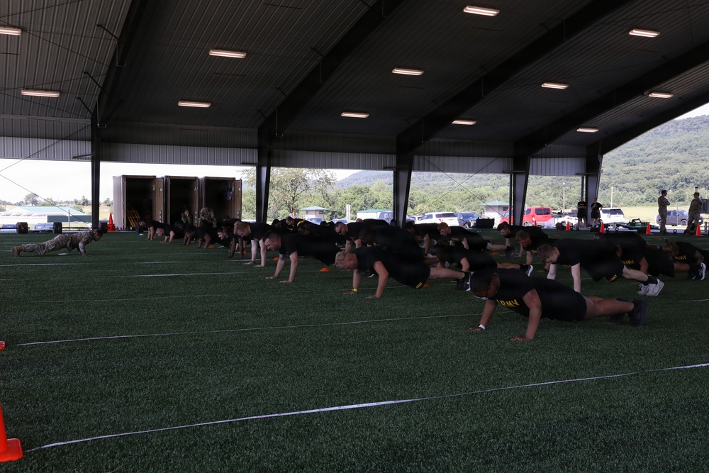 28th Infantry Division performs Army Fitness Test