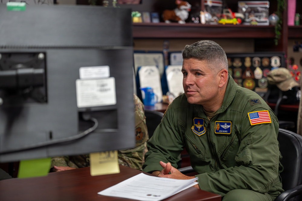 Boots on the ground: Altus command team completes hands-on immersion tour with 97th FSS