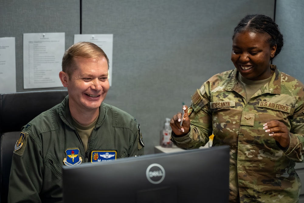 Boots on the ground: Altus command team completes hands-on immersion tour with 97th FSS