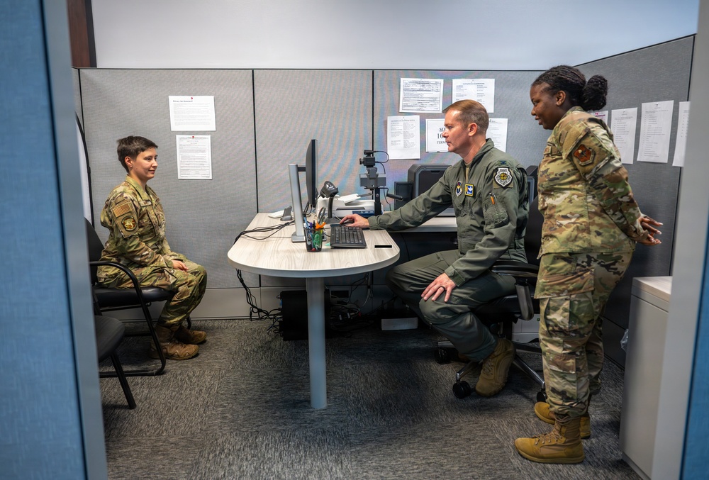 Boots on the ground: Altus command team completes hands-on immersion tour with 97th FSS