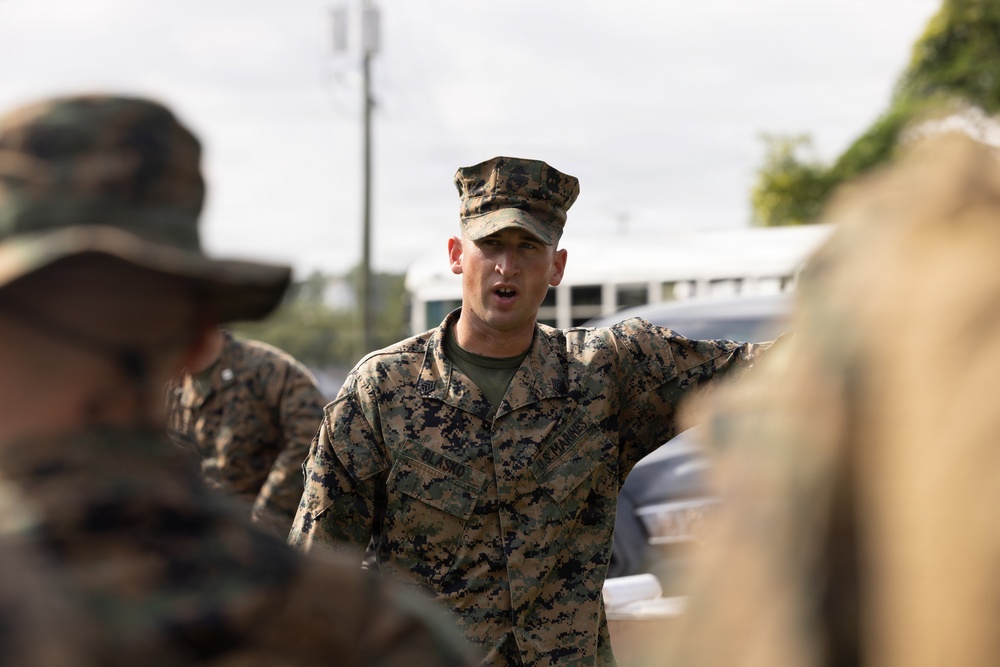 Naval ROTC Midshipmen Conduct Live-Fire Pistol Range