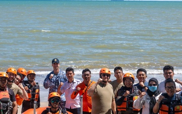 Pacific Partnership 2026 Participants Conduct a Water Rescue Exercise in Sibolga, Indonesia