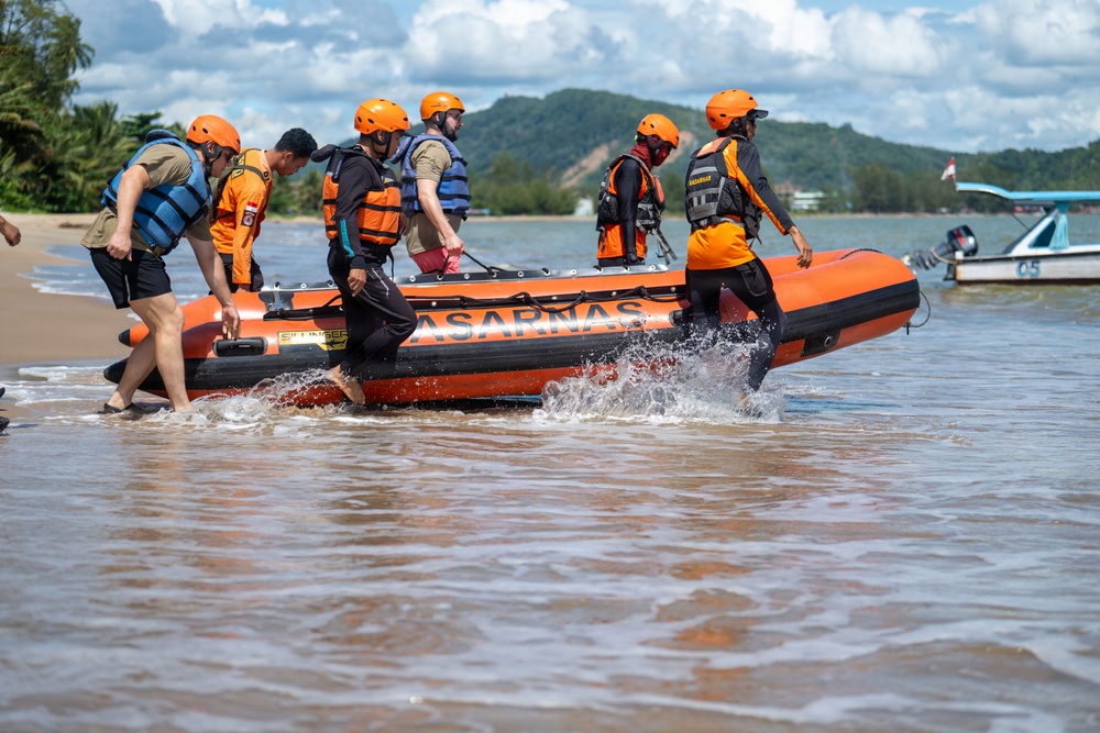 Pacific Partnership 2026 Participants Conduct a Water Rescue Exercise in Sibolga, Indonesia