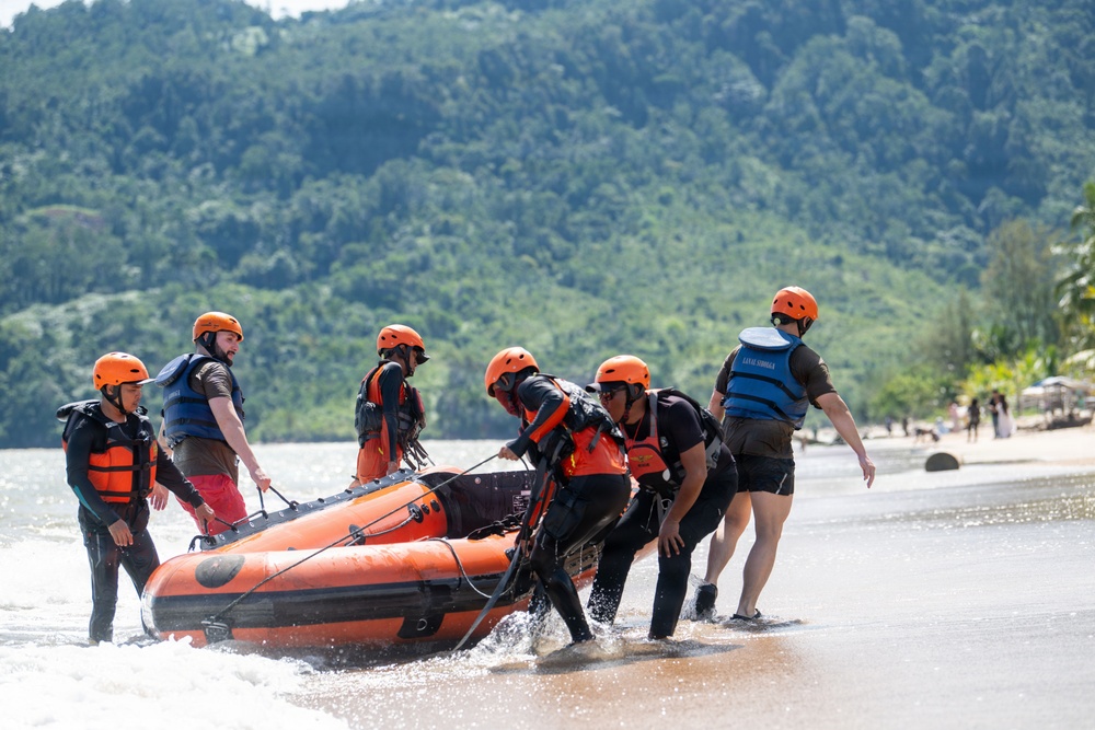 Pacific Partnership 2026 Participants Conduct a Water Rescue Exercise in Sibolga, Indonesia