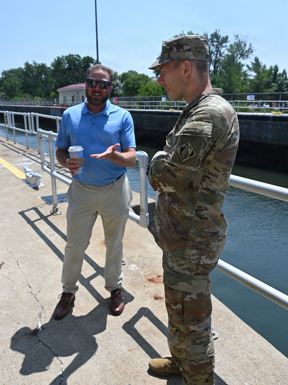 Buffalo District Leadership Visits Black Rock Lock