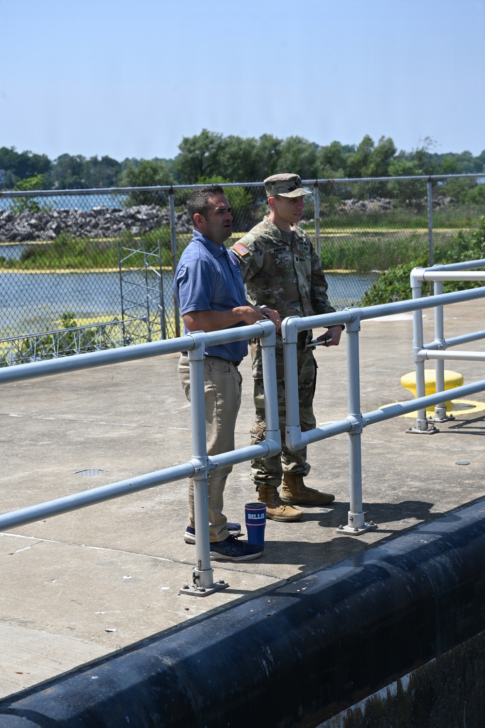 Buffalo District Leadership Visits Black Rock Lock
