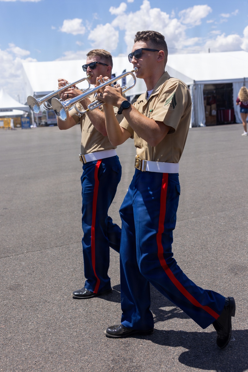 1st MARDIV Brass Band Performs at Cheyenne Frontier Days