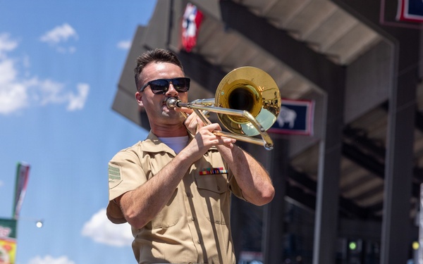 1st MARDIV Brass Band Performs at Cheyenne Frontier Days