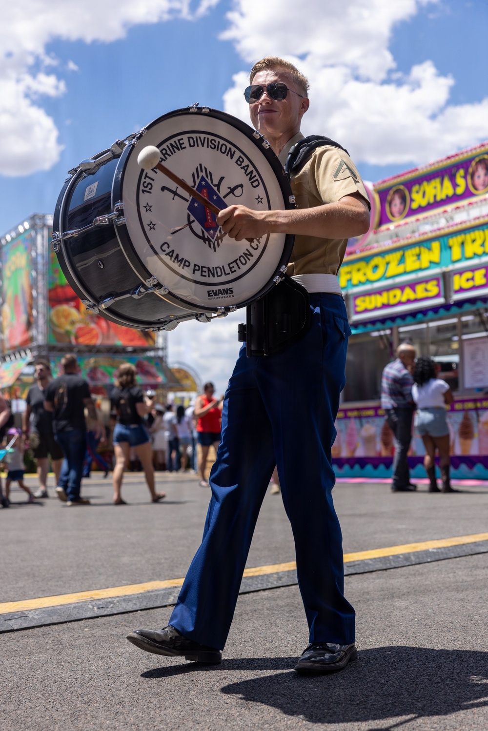 1st MARDIV Brass Band Performs at Cheyenne Frontier Days