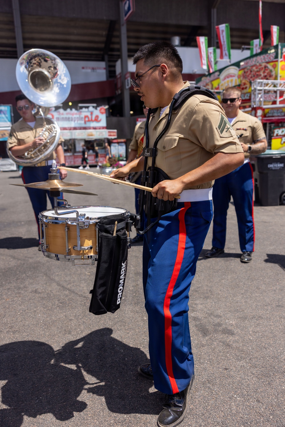 1st MARDIV Brass Band Performs at Cheyenne Frontier Days