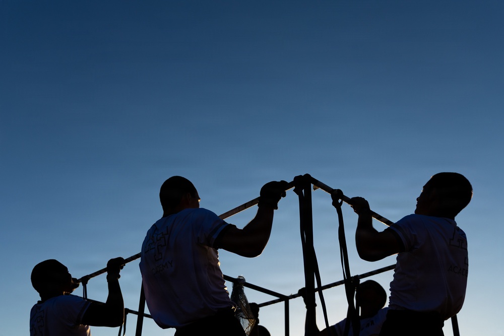 U.S. Air Force Academy BCT Class of 2030 Physical Training