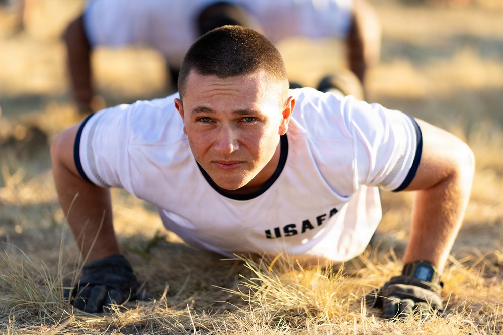 U.S. Air Force Academy BCT Class of 2030 Physical Training