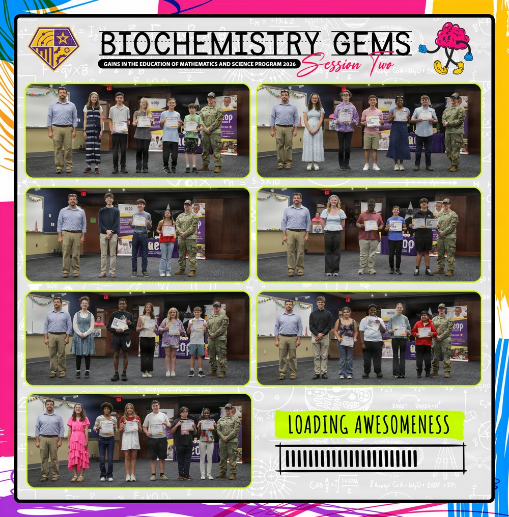 GEMS Recognition Ceremony Session Two - Biochemistry