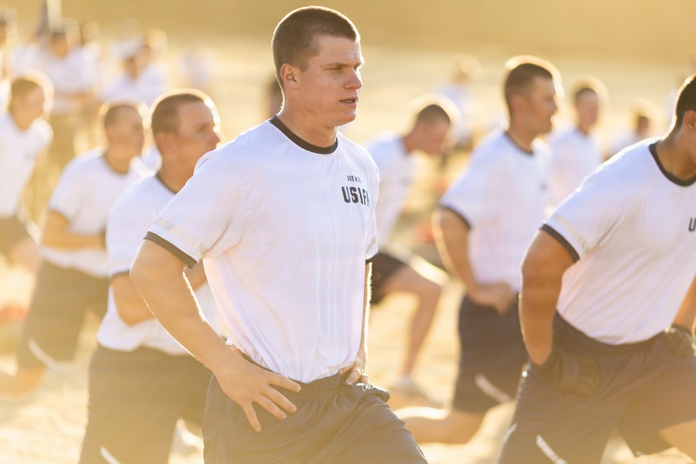 U.S. Air Force Academy BCT Class of 2030 Physical Training